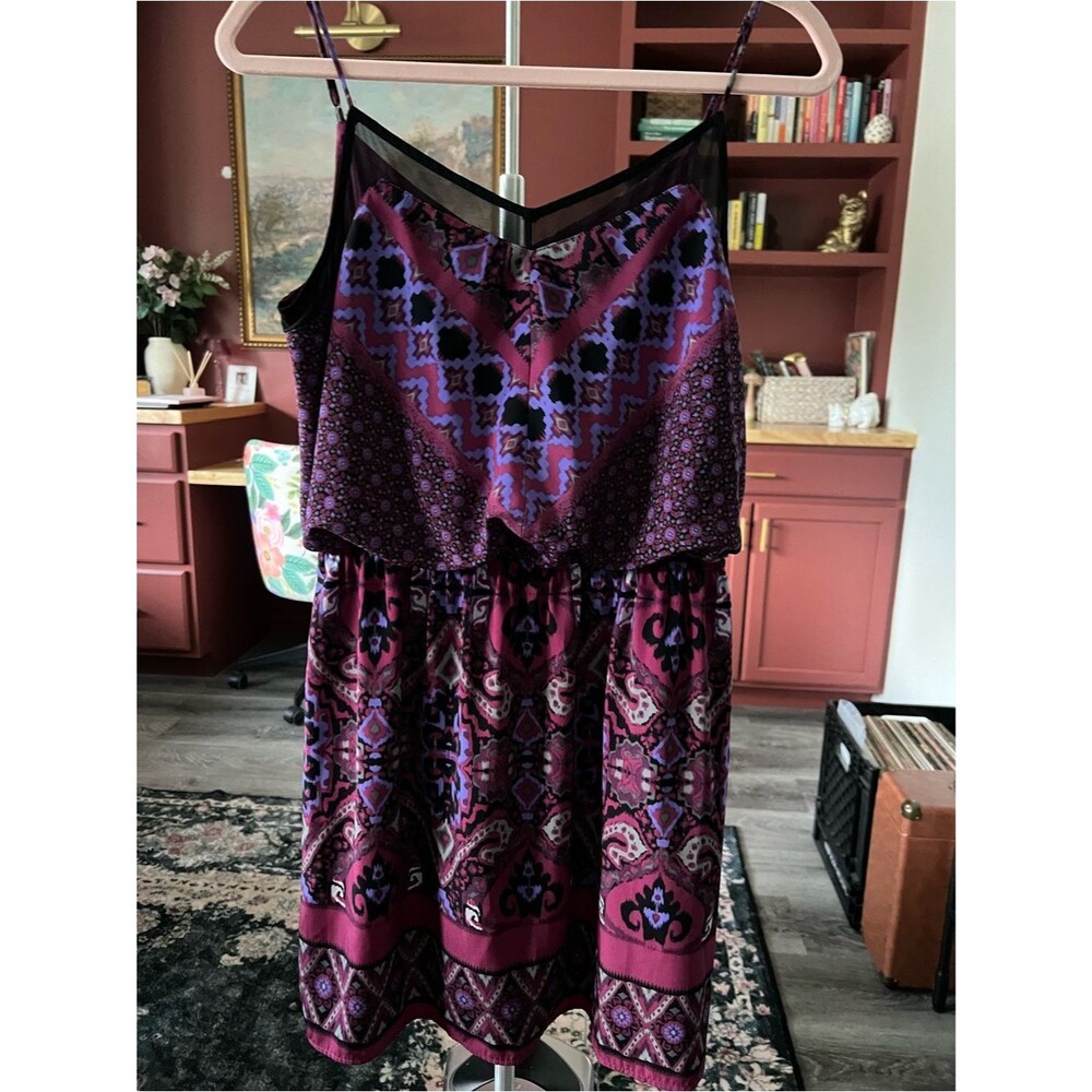 Express Patterned Mini Dress - Picture 4 of 5